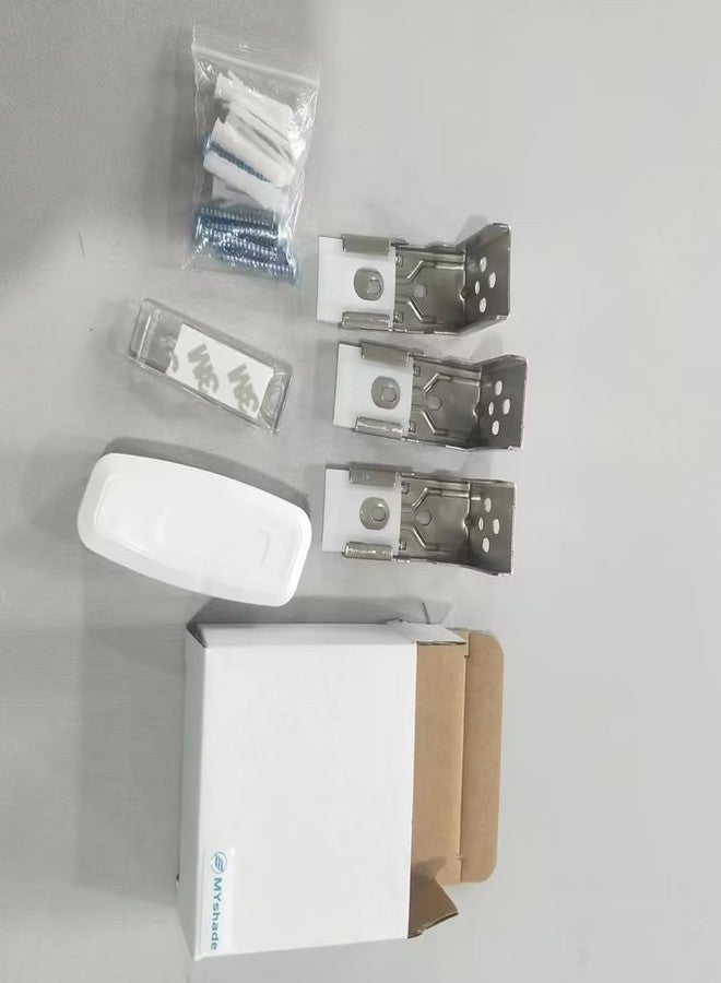 MYshade Accessories Metal Mounting Brackets Window Shades Replacement Fittings Window Treatment Repair Kit for Corded Roller Shades and Corded Double Roller Shades-Small Installation Code: - Image 1